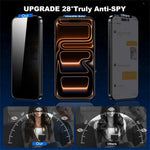 3-Pack Privacy Glass Screen Protector for iPhone 17 Series