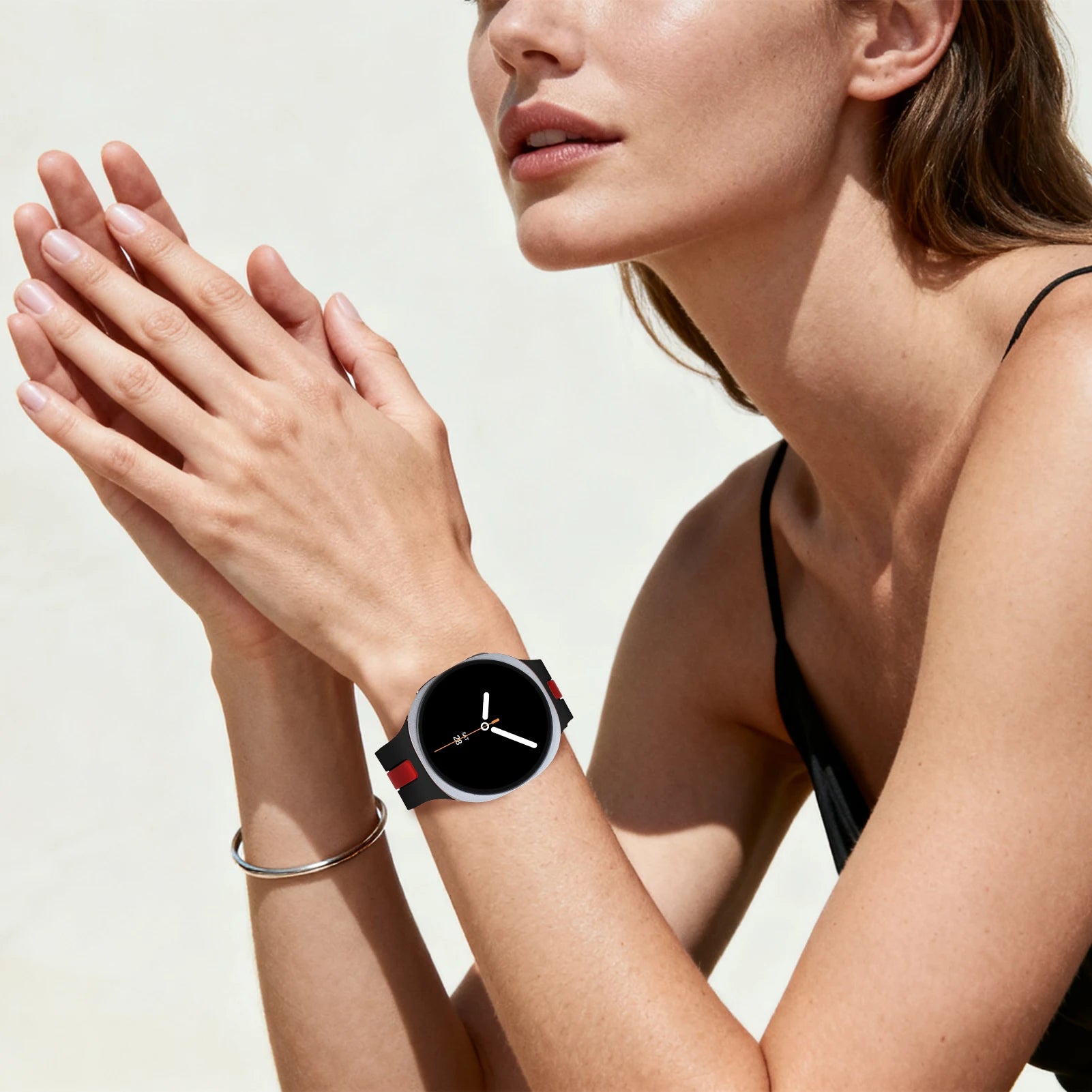 Sport Two-Tone Silicone Band for Samsung Galaxy Watch 8 & Galaxy Watch 8 Classic