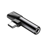 Baseus 2-in-1 USB Type-C to 3.5mm AUX Jack Audio Adapter