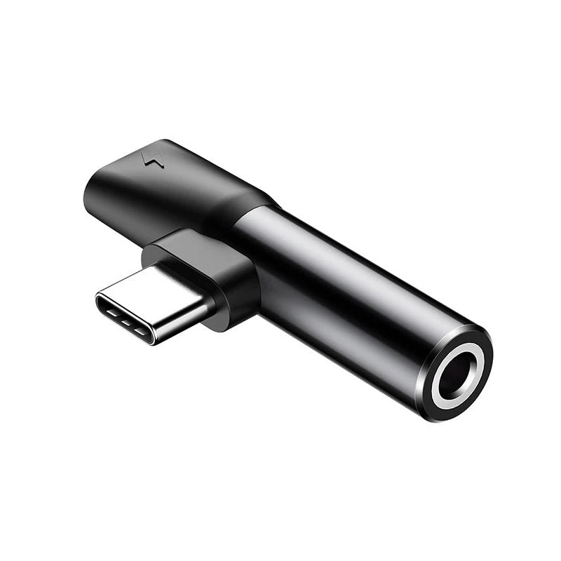 Baseus 2-in-1 USB Type-C to 3.5mm AUX Jack Audio Adapter