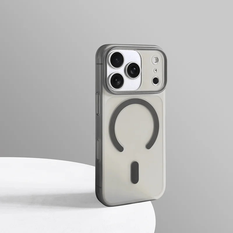 Ultra-Thin Transparent MagSafe Case with Enclosed Camera Button for iPhone 17 Series