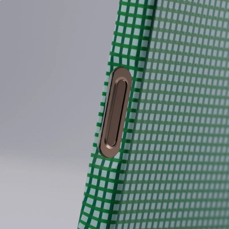 Grid Design 3D Relief Frosted Hard PC MagSafe Case for iPhone 16 Series