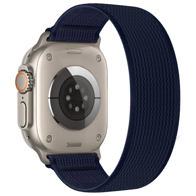 Braided Nylon Elastic Solo Loop Strap for Apple Watch