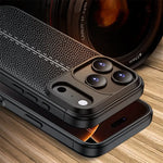 Shockproof Leather & TPU Phone Case for iPhone 17 Series