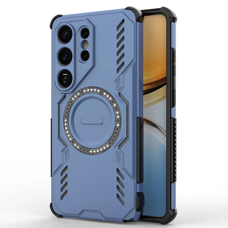 PC+TPU Shockproof Magnetic Case for Samsung Galaxy S26 Series