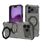 Shockproof Magnetic Case for iPhone 17 Series with 360° Rotating Ring Holder