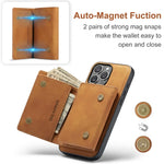 MagSafe 2-in-1 iPhone 16 Wallet Case with Kickstand & Detachable Card Holder