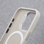 Honeycomb Grid Mesh Cooling Case with MagSafe for iPhone 15 Series