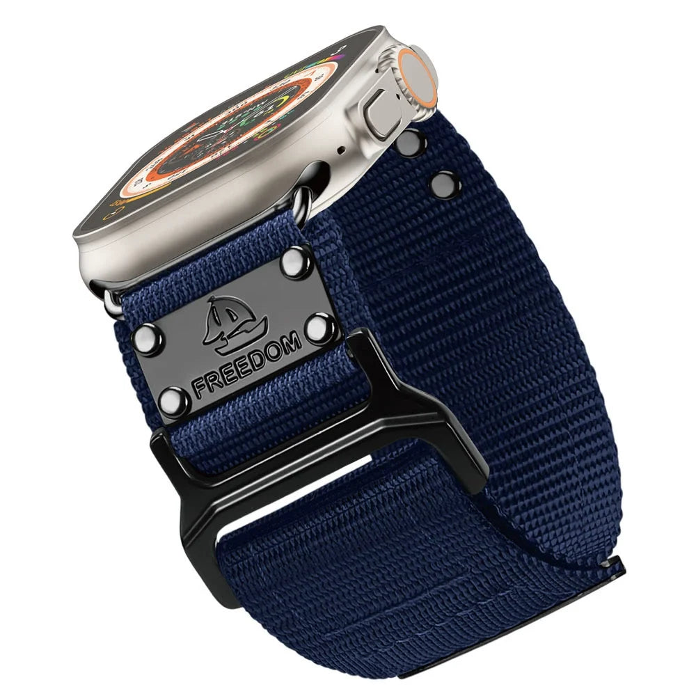 Infinitely Adjustable Woven Nylon Band for Apple Watch