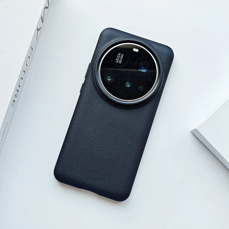 Xiaomi 15 Ultra Protective PU Case with Anti-Drop Hard Shell & Metal Camera Frame