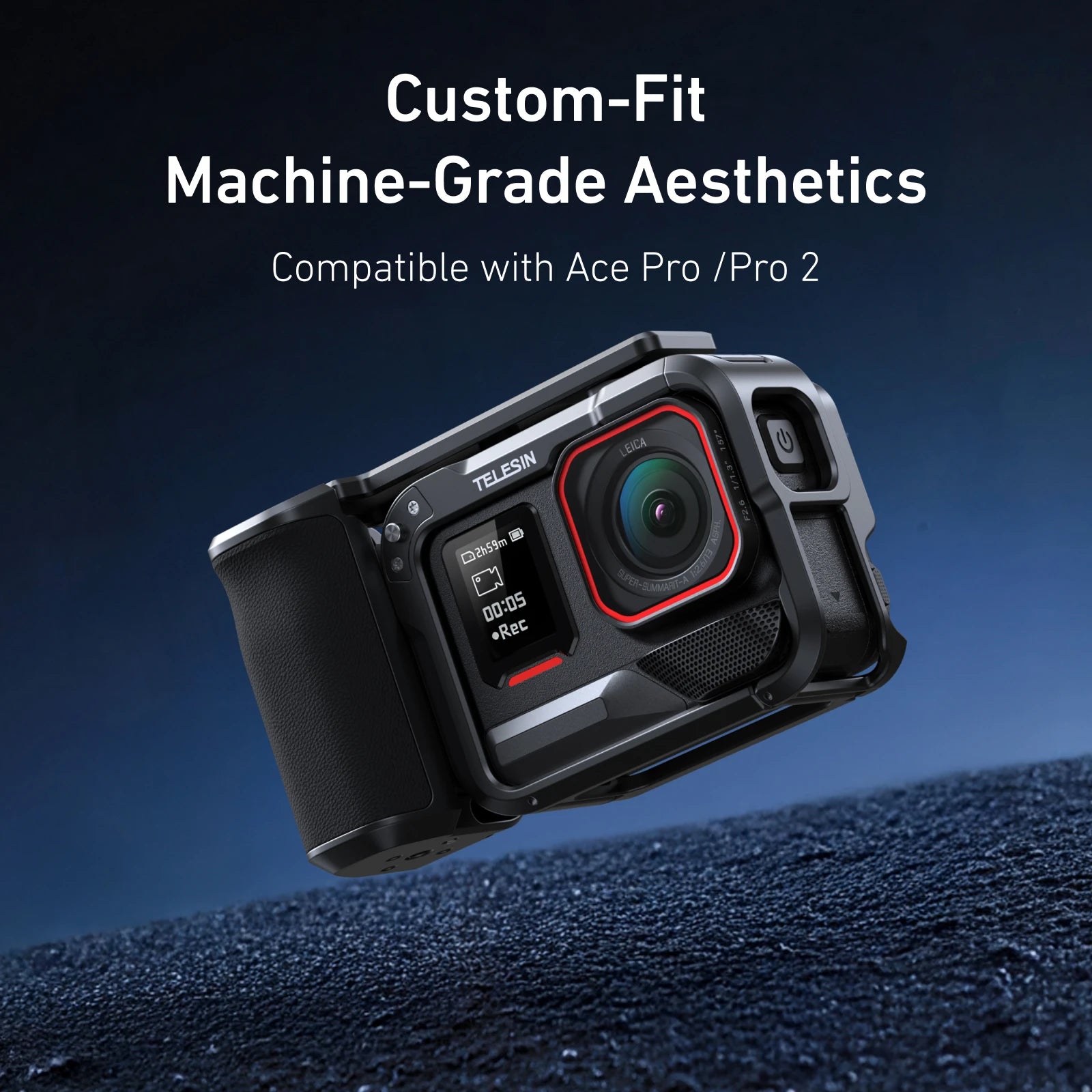 TELESIN Hand Grip and Rabbit Cage Set for Insta360 Ace Pro 2