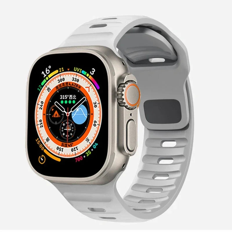 Soft Touch Silicone Strap for Apple Watch