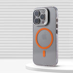 iPhone 16 Series Clear Hard PC MagSafe Case with Metal Lens Holder