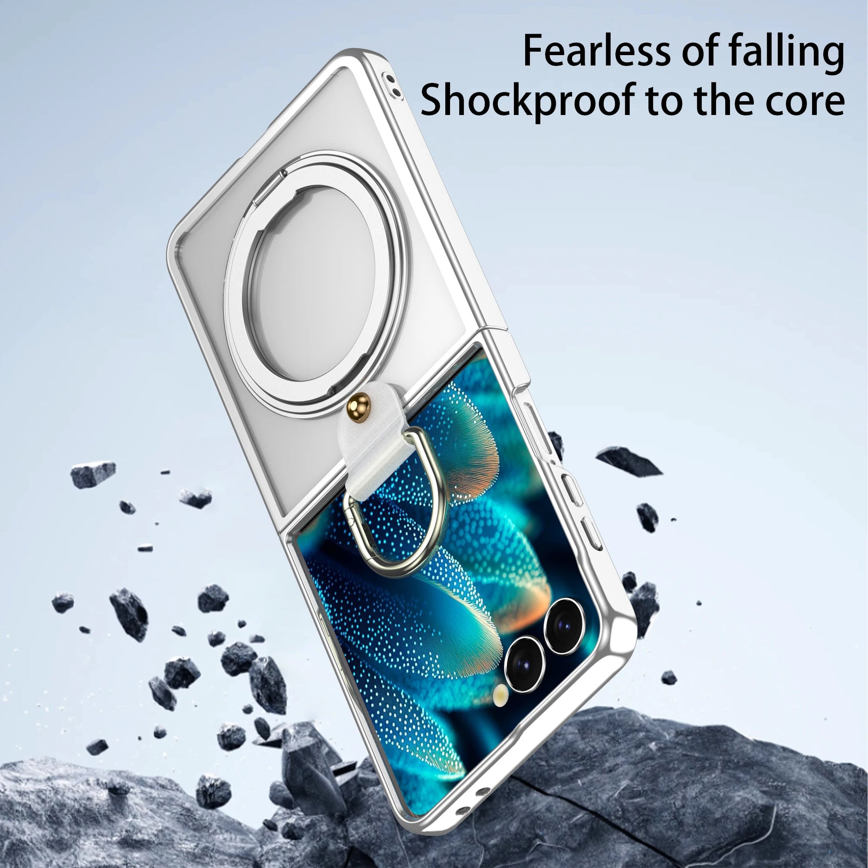 Slim Magnetic Case with Kickstand for Samsung Galaxy Z Flip 7