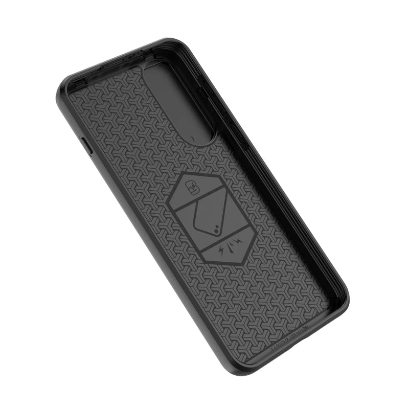 Military-Grade Armor Case with Slide Camera Cover and Kickstand for OnePlus Nord 5
