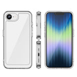 Clear Hard PC + Soft TPU Bumper Case for iPhone 16e