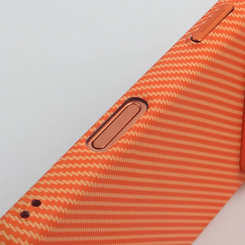 Ultrathin Carbon Fiber Texture MagSafe Case with Alloy Lens Guard for iPhone 17 Pro & iPhone 17 Pro Max