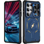 Military-Grade Shockproof Case with Slide Window Camera Cover for Samsung Galaxy S26 Ultra
