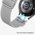 Elastic Nylon Wave Pattern Sport Band for Samsung Galaxy Watch 7