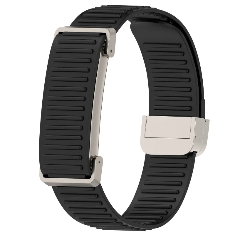 Soft Silicone Ridged Watch Strap for Google Fitbit Air