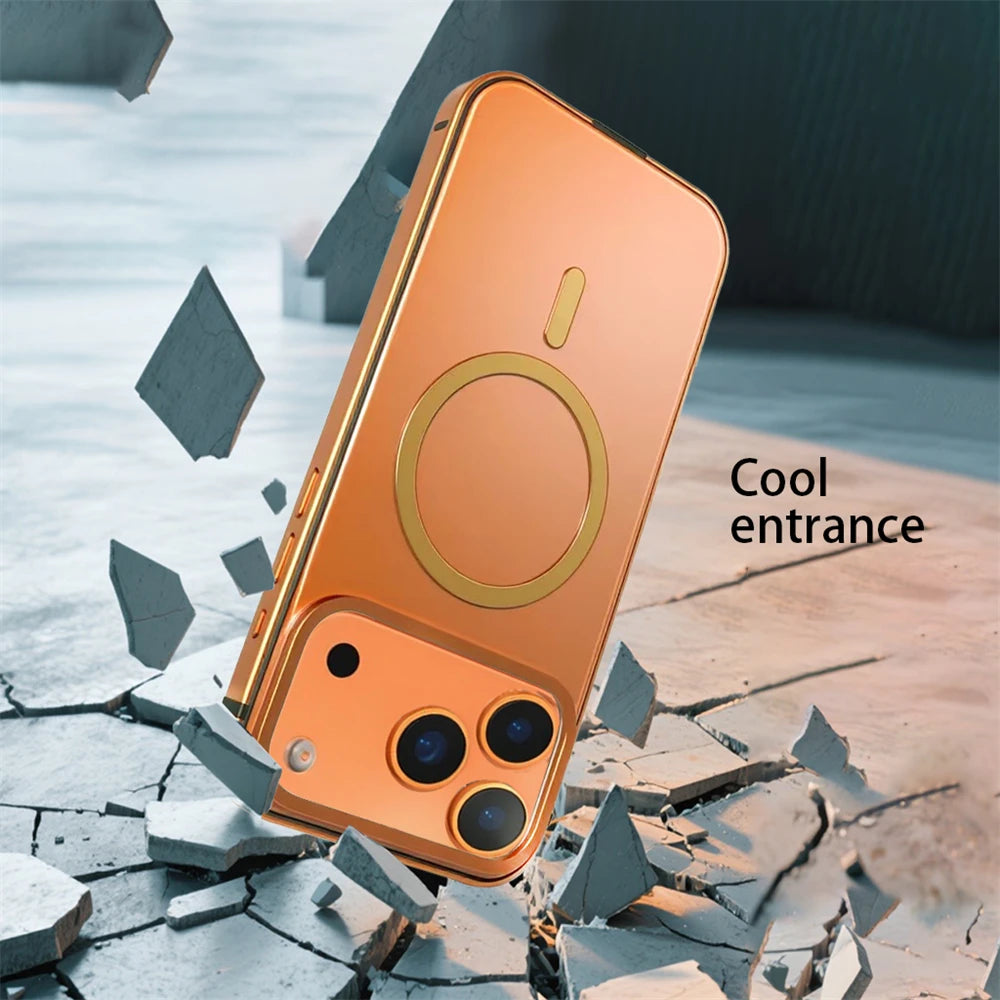 Premium Aluminum Alloy MagSafe Case for iPhone 17 Series