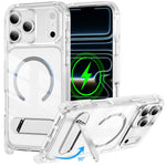 Clear Acrylic MagSafe Case with Kickstand for iPhone 18 Series