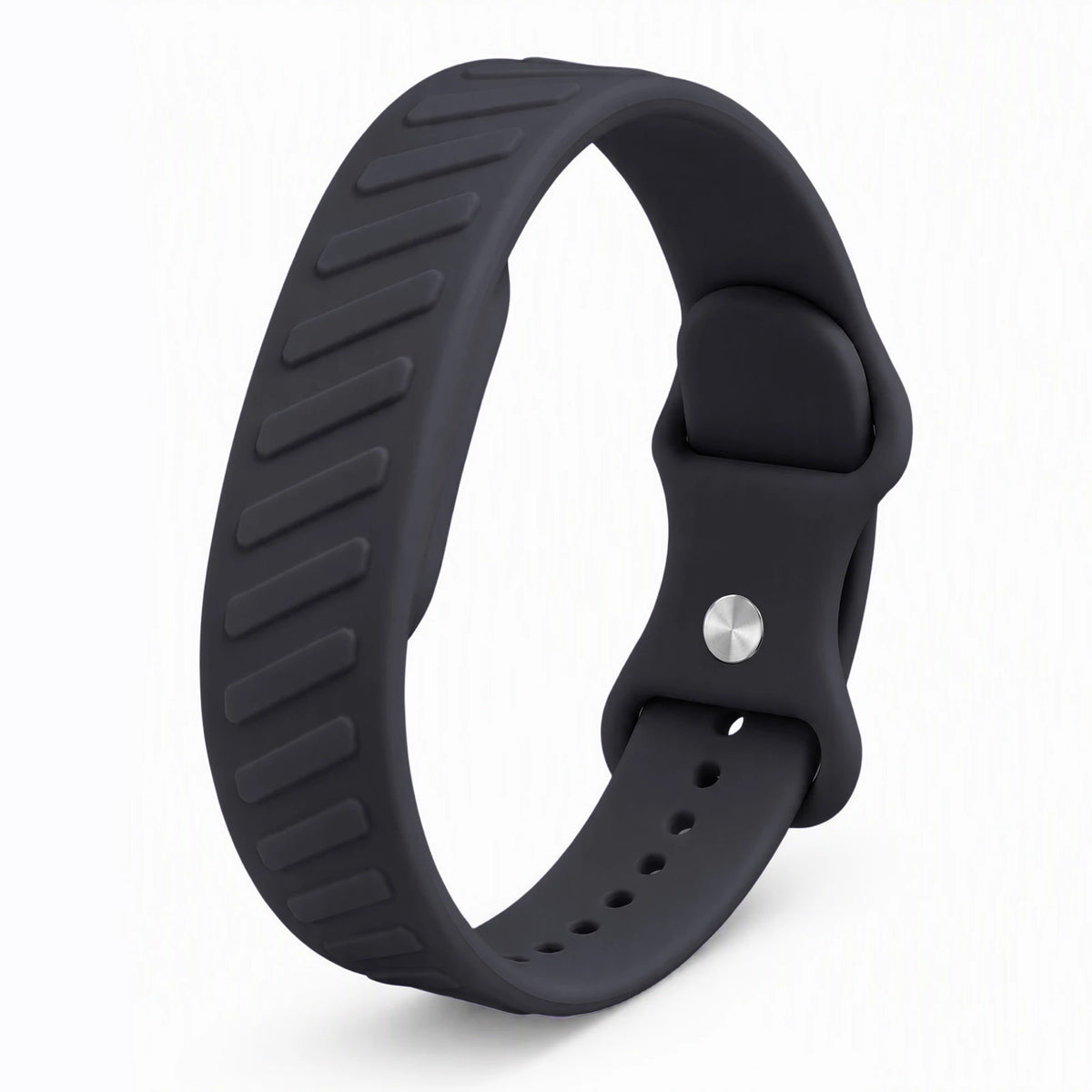 Textured Silicone Loop Strap with Adjustable Fit for Google Fitbit Air