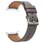Leather Quick-Release Watch Strap with Pin Buckle Adjustment for Samsung Galaxy Watch 8 & Galaxy Watch 8 Classic