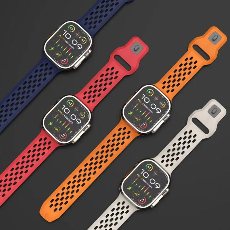 Comfortable Soft Silicone Band for Apple Watch