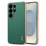 Carbon Fiber Pattern Skin-Feel Phone Case for Samsung Galaxy S25 Series