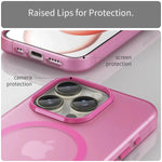 Premium Transparent Matte MagSafe Case for iPhone 16 Series