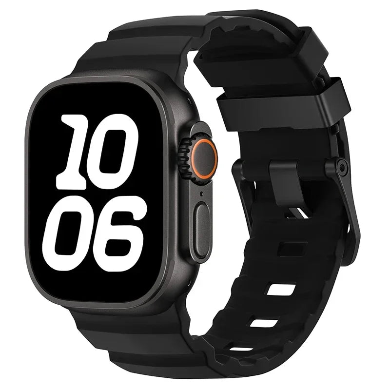 Durable Silicone Sport Strap for Apple Watch