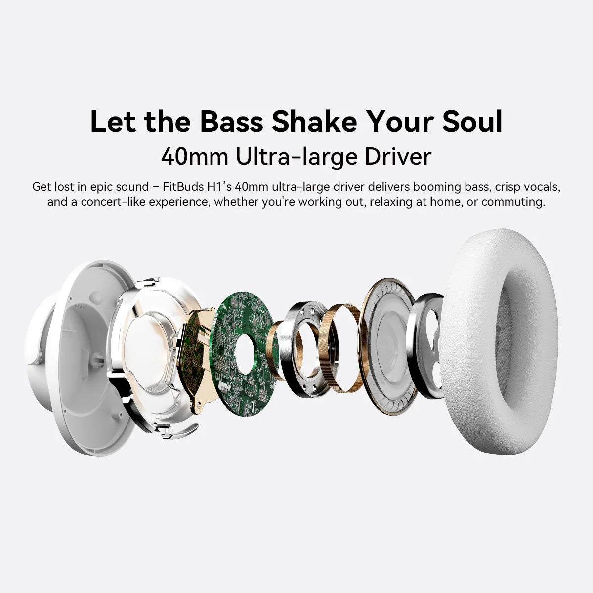 Blackview Fitbuds H1 Hybrid ANC Over-Ear Headphones