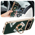 Luxury Flexible Shockproof Case with Plating Ring Holder for Google Pixel 10 Series