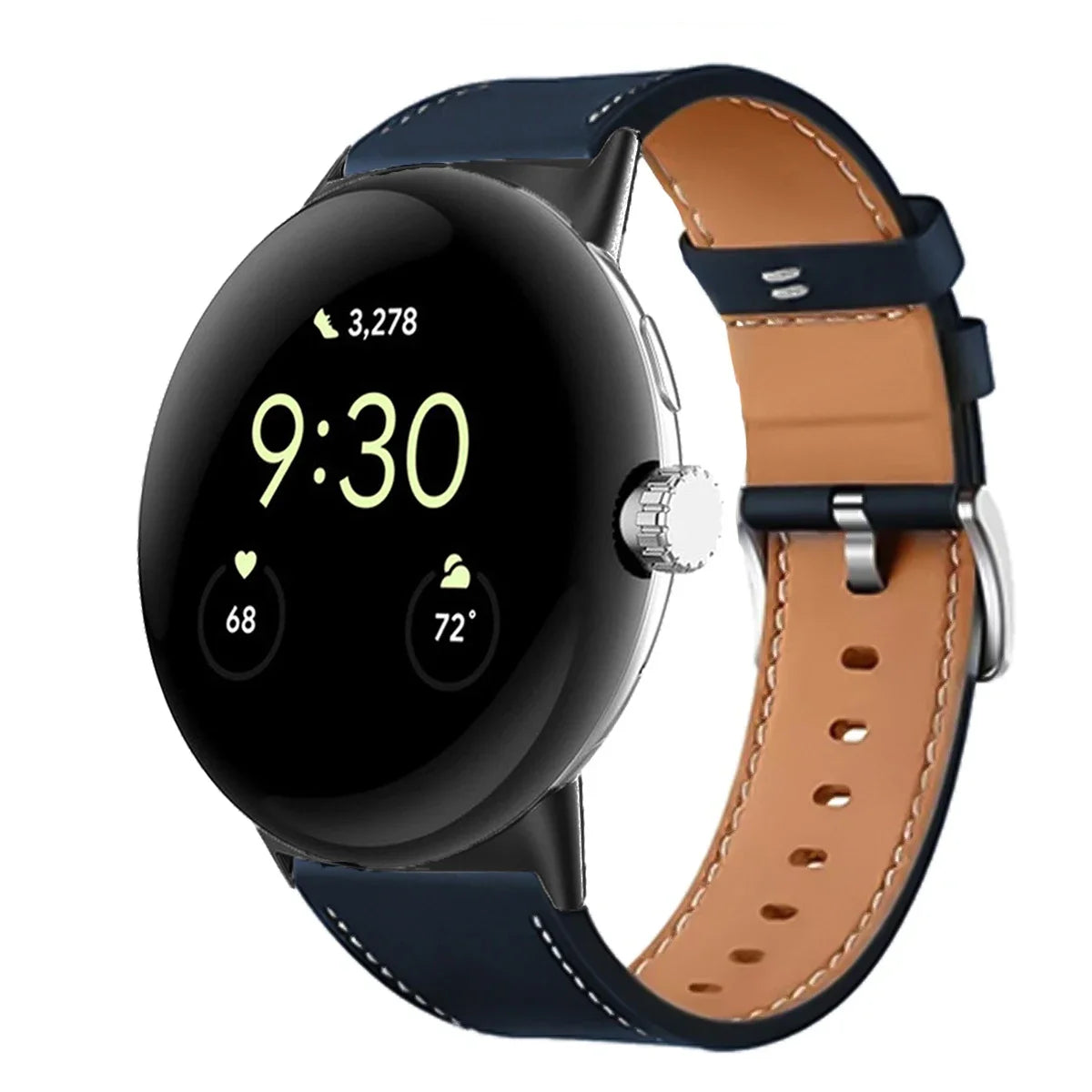 Premium Leather Replacement Strap for Google Pixel Watch 3