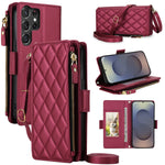 Leather Fold-Out Multi-Compartment Wallet Case for Samsung Galaxy S26 Series