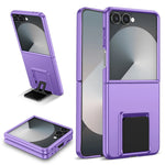 Hard Shell Protective Case with Invisible Bracket for Samsung Galaxy Z Flip 7