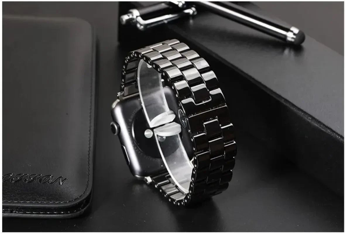 Fashion Ceramic Metal Wristband for Apple Watch