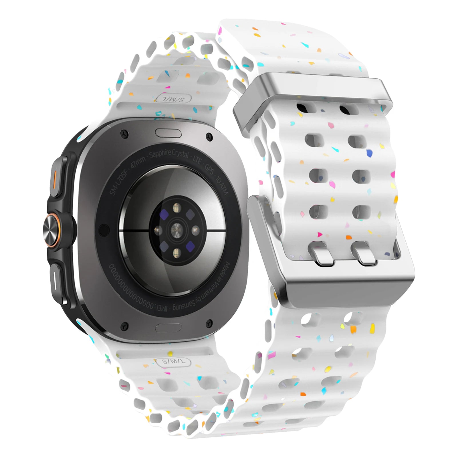 High-Quality Marine Silicone Band for Samsung Galaxy Watch Ultra and Samsung Galaxy Watch Ultra (2025)