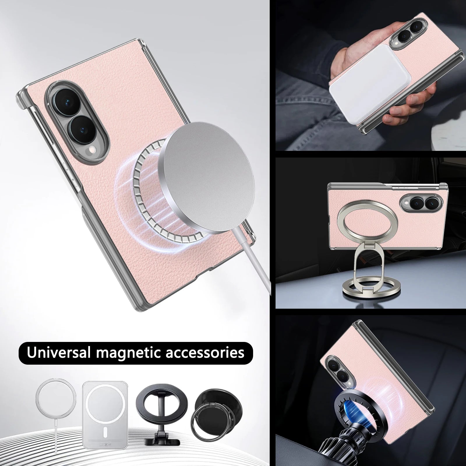Premium Slim Magnetic Leather Case for Samsung Galaxy Z Fold 8