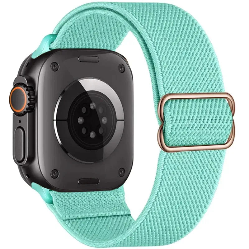 Soft Elastic Nylon Loop Strap for Apple Watch