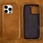 Classic Retro Genuine Leather Case for iPhone 16 Series