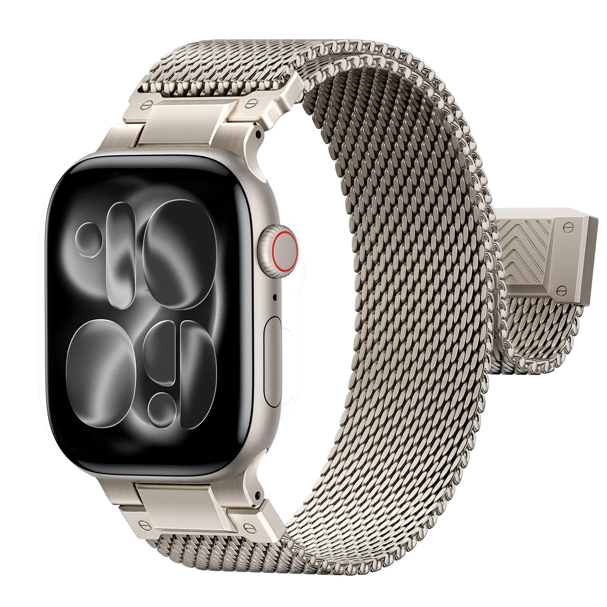 Stainless Steel Mesh Band with Magnetic Buckle for Apple Watch