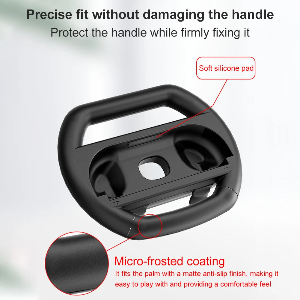 4-Piece Racing Wheel Controller Set for Nintendo Switch 2 Joy-Con