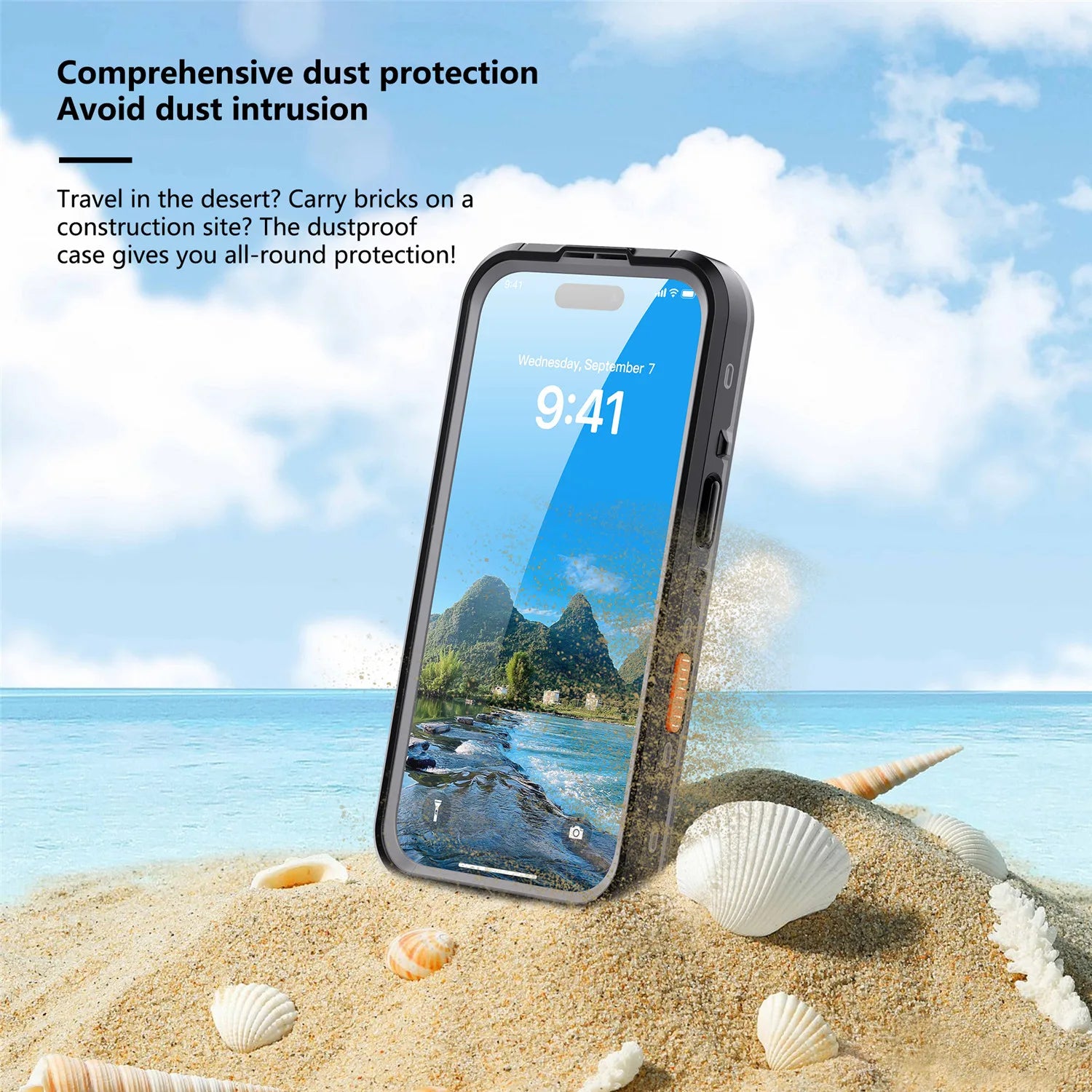 Full-Sealed Diving IP68 Waterproof MagSafe Case for iPhone 17 Series