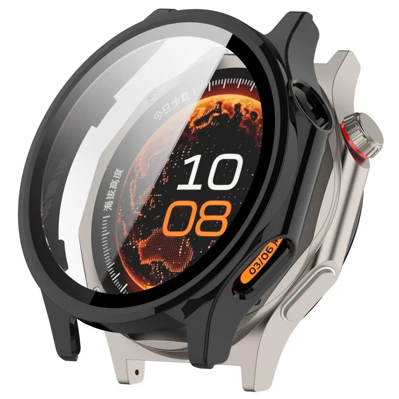 OnePlus Watch 4 Protective Case with Integrated Tempered Glass Shield