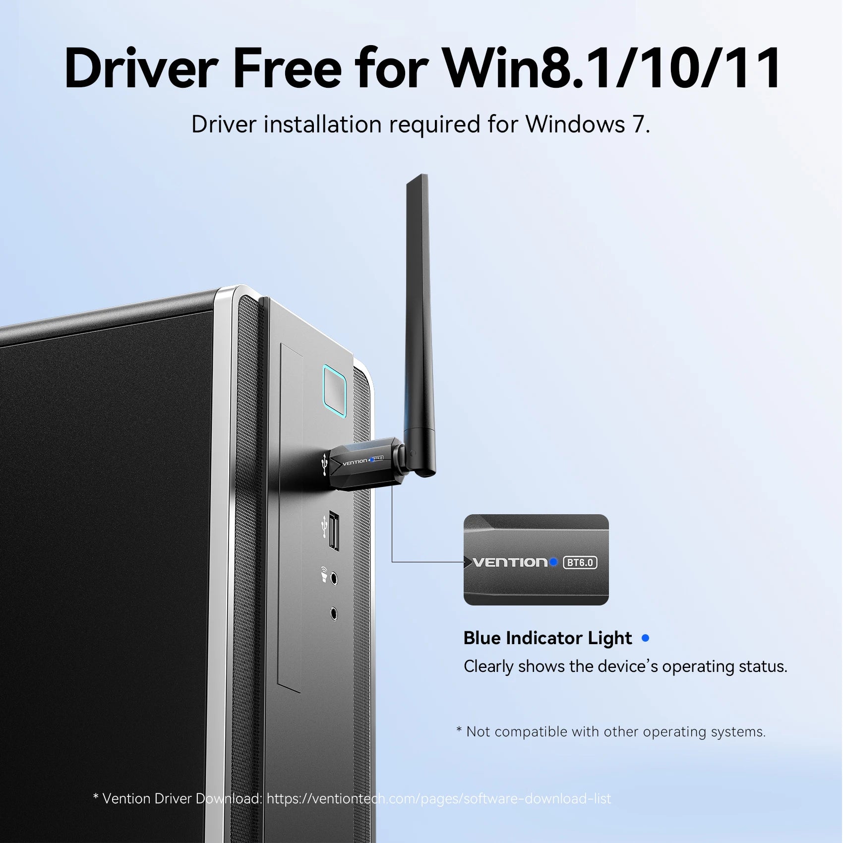 Vention Bluetooth 6.0 USB Dongle