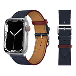 Premium Classic Leather Watch Strap for Apple Watch