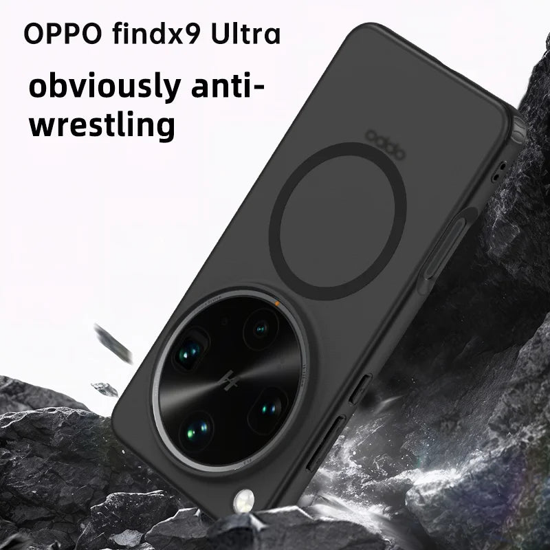 Semi-Transparent Magnetic Case for OPPO Find X9 Ultra