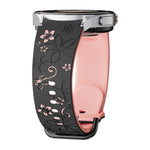 Engraved Silicone Sport Band for Samsung Galaxy Watch 6 & Galaxy Watch 6 Classic